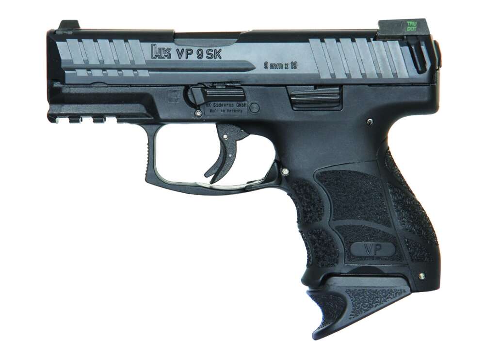 Handguns HK 3.39" 9mm HK 81000818 VP9SK  3.39 SC  9MM NS(1)12R(1)15 • Model: 3.39"