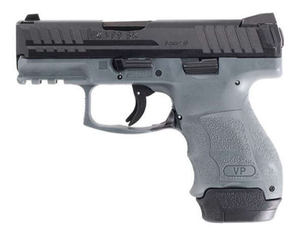 Handguns HK 3.39" 9mm HK 81000813 VP9SK  3.39 SC  9MM NS(1)12R(1)15  GRY • Model: 3.39"