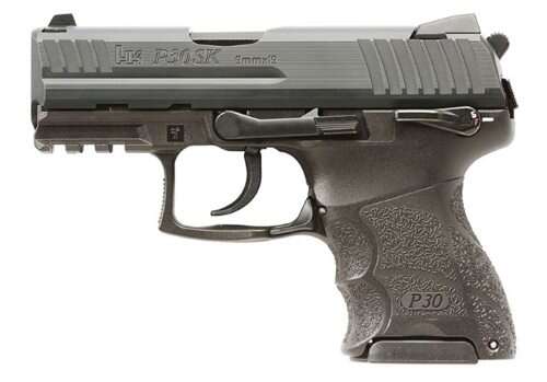 Handguns HK 3.27" 9mm HK 81000826 P30SK SC V3 9MM NS 12R/15 DA/SA   3.27 • Model: 3.27"