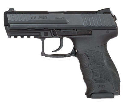 Handguns HK 3.85" 9mm HK 81000109 P30      V3 9MM   (2)10R DA/SA    3.85 • Model: 3.85"