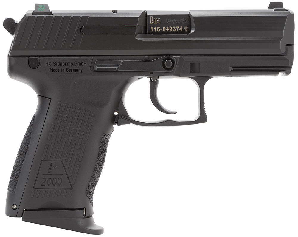 Handguns HK 3.66" 9mm HK 81000042 P2000    V3   9MM NS(3)13R        3.66 • Model: 3.66"