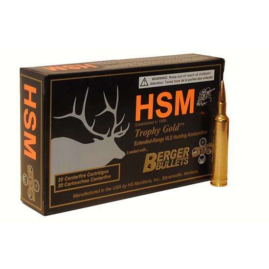 Ammunition HSM ZPAP M85 6.5Creedmoor HSM TROPHY GOLD 6.5CREED 140GR BER VLD 20/25 • Model: ZPAP M85