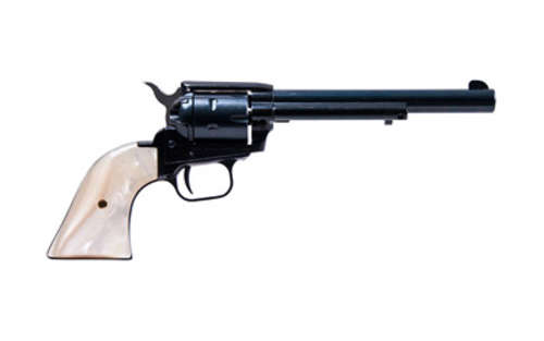 Handguns Heritage Rough Rider 22WMR HERITAGE 22/22M 6.5" 6RD BL PEARL