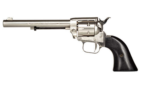 Handguns Heritage Rough Rider 22LR HERITAGE 22LR ONLY 6.5" NICKEL BLK • Model: Rough Rider