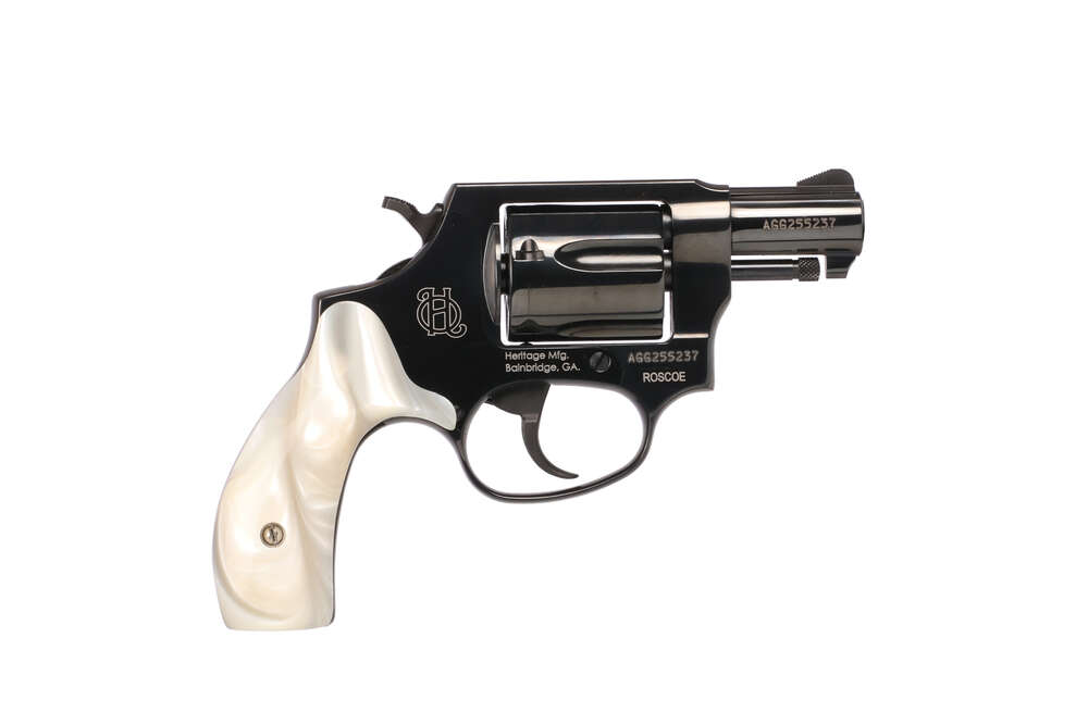 Handguns Heritage Roscoe 38Special HERITAGE ROSCOE 38SPL 2" 5RD PEARL • Model: Roscoe