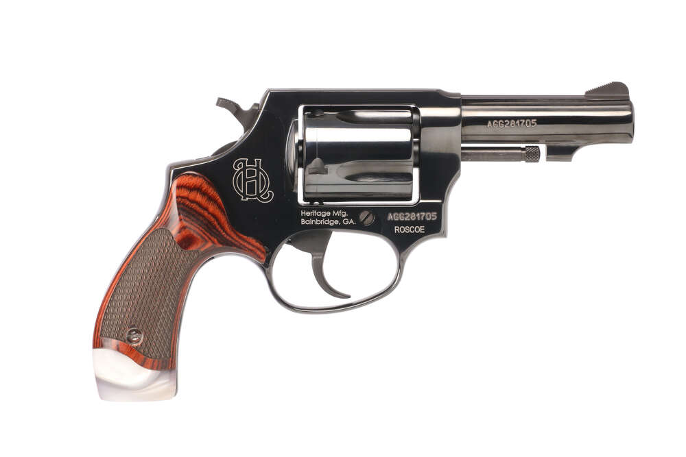 Handguns Heritage Roscoe 38Special HERITAGE ROSCOE 38SPL 3" 5RD ROSEWOD • Model: Roscoe