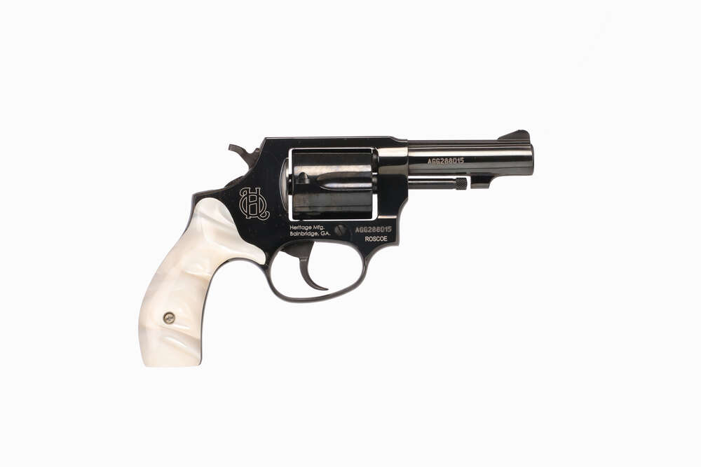 Handguns Heritage Roscoe 38Special HERITAGE ROSCOE 38SPL 3" 5RD PEARL • Model: Roscoe