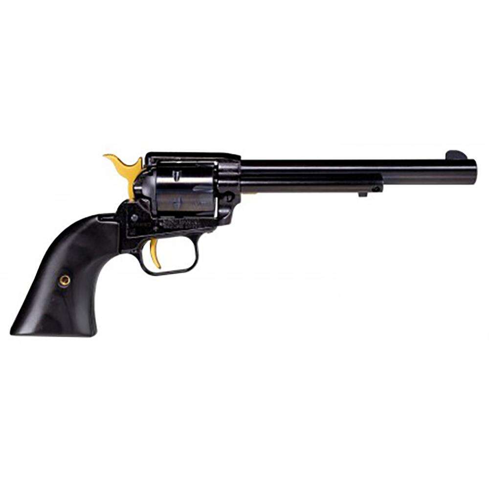 Handguns Heritage Rough Rider Small Bore 22LR 22LR BLK/GLD 4.75" FS • GOLD ACCENTS