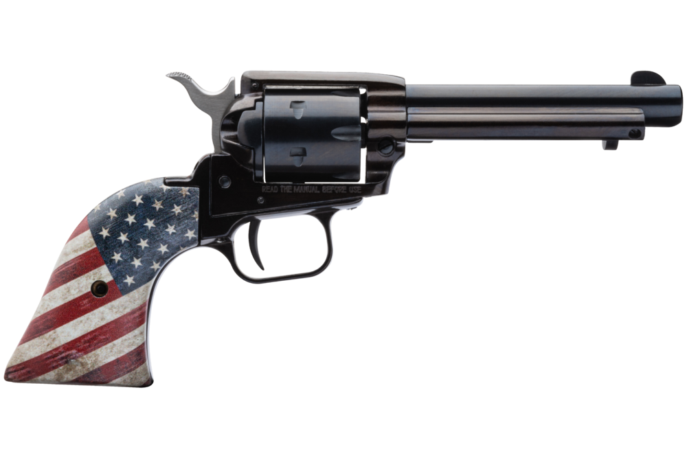 Handguns Heritage Rough Rider Small Bore 22LR 22LR BLUE/US FLAG GRP 4.75" FS •  • Model: Rough Rider Small Bore