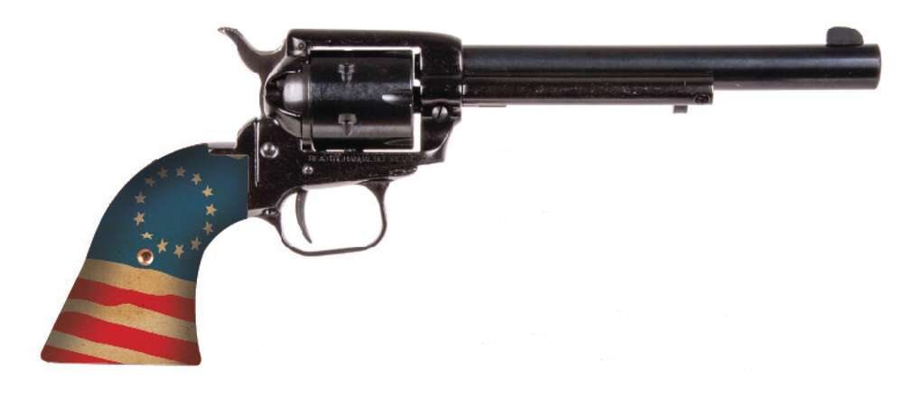 Handguns Heritage 4.75" 22LR HER RR22B4HBR      BETSY ROSS 22LR 4.75 6R AMERFLG • Model: 4.75"