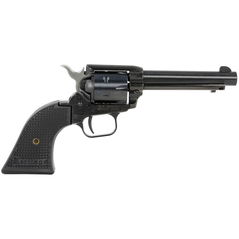 Handguns Heritage 4.75" 22LR HER RR22B4PG       ROUGH R    22LR 4.75 6R     BLK • Model: 4.75"