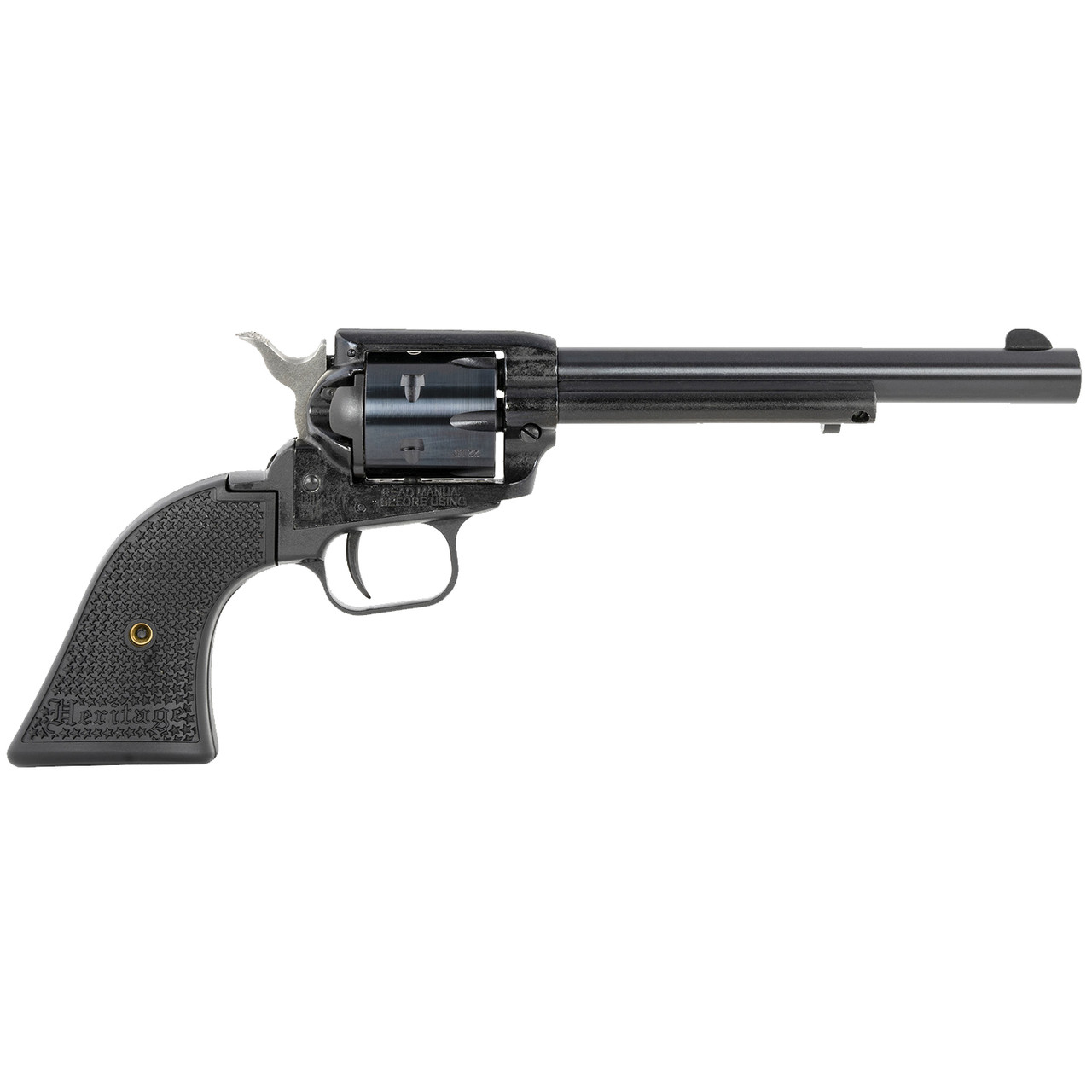 Handguns Heritage 6.50" 22LR HER RR22B6PG       ROUGH R    22LR 6.50 6R     BLK • Model: 6.50"