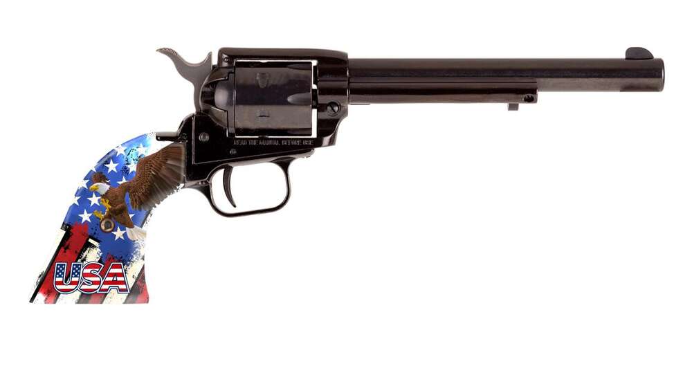 Handguns Heritage 6.50" 22LR HER RR22B6US08     RR   22LR   6.5  6R   EAGLE/FLG • Model: 6.50"