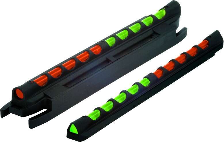 Sights Lasers Hi Viz Ready Series HIVIZ Two-In-One Magnetic Shotgun Sight with Revse Green & Orange LitePipe