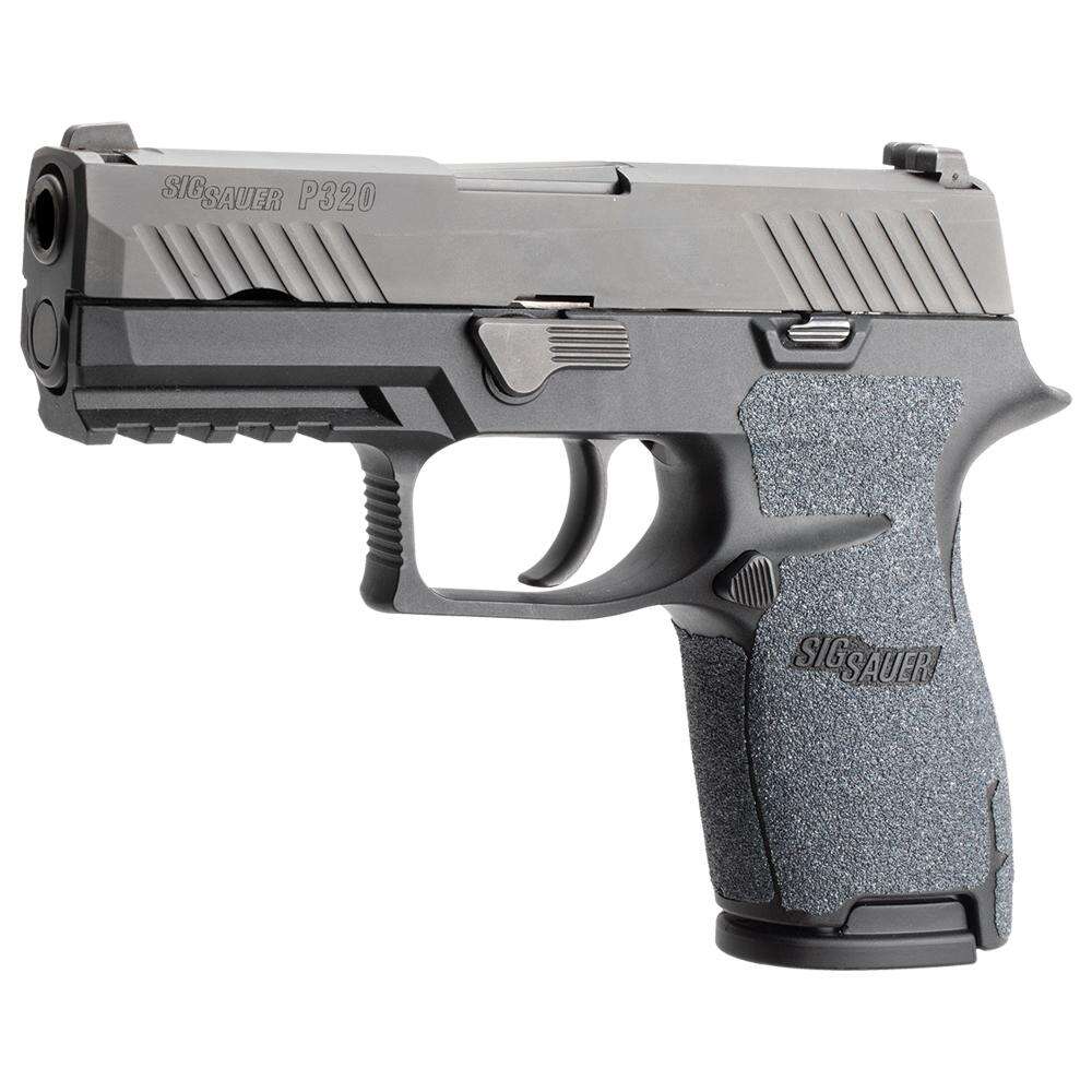 Grips Pads Stocks Hogue Ready Series Wrapter Grit Adhesive Grip Sig Sauer P320 Black Medium Grip Module Compact