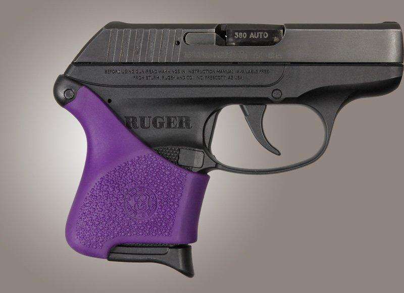 Grips Pads Stocks Hogue Ready Series HANDAL HYBRID GRIP SLEEVE RUGER LCPS PURPLE