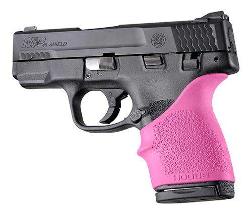 Grips Pads Stocks Hogue Ready Series HandAll Bevertl Grip Sleeve S&W M&P Shield 45 Kahr P9/P40/CW9/CW40 Pink