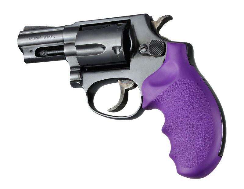 Grips Pads Stocks Hogue Ready Series HOGUE RUBBER GRIP TAURUS M85 PURPLE