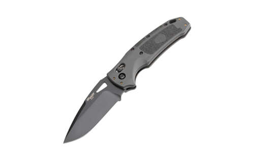 Knives Hogue Sig K320 Tactical HOGUE SIG K320 TAC 3.5 DPB BLK/GRY