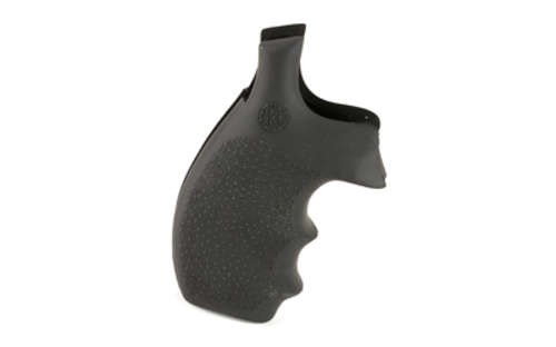 Grips Pads Stocks Hogue Rubber Grip HOGUE GRIP S&W K/L RND BUTT BNTM BLK