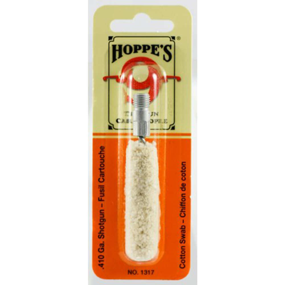 Cleaning Equipment Hoppes 4.50" COTTON .410 CLEANING SWAB