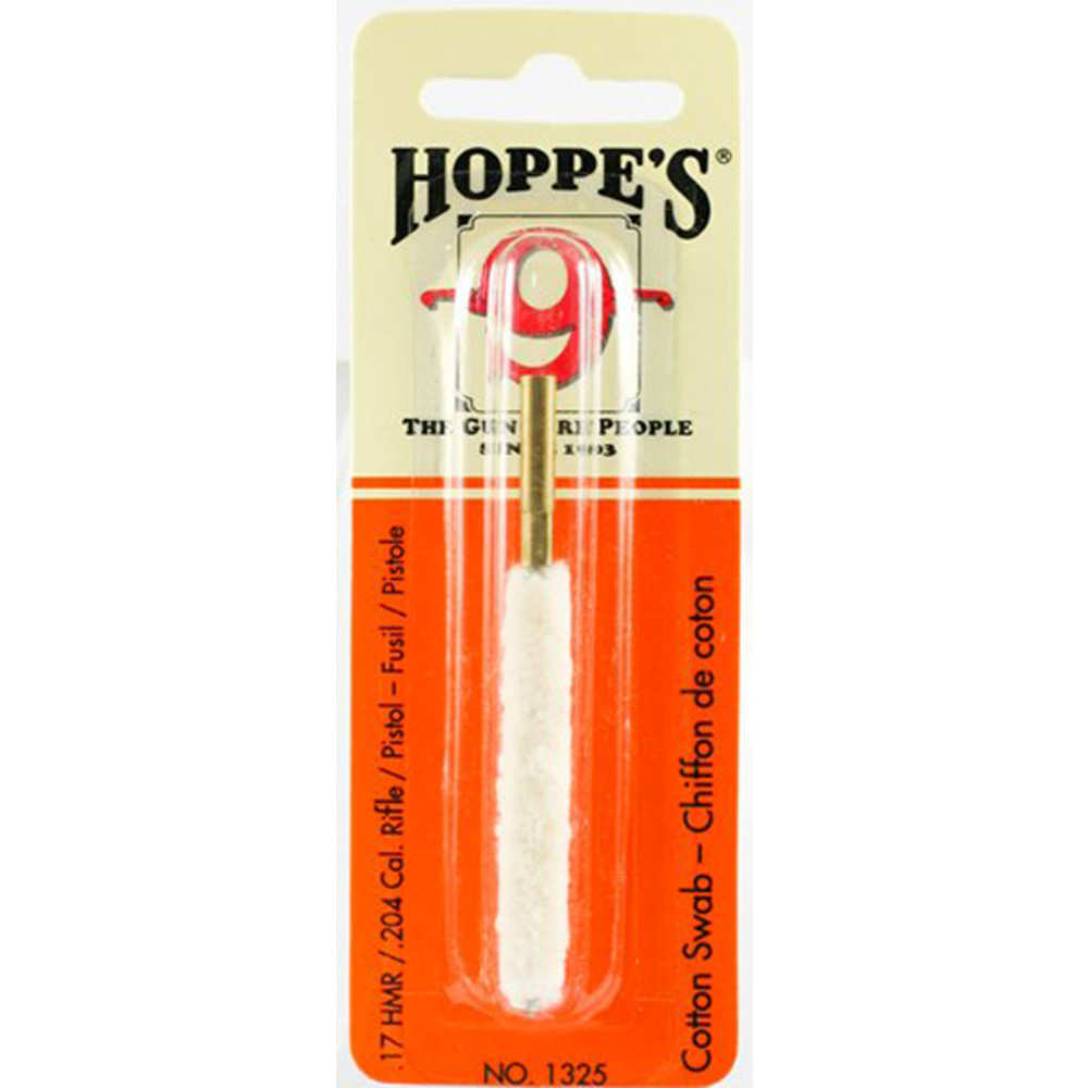 Cleaning Equipment Hoppes 4.50" COTTON 17-20 CAL CLEANING SWAB • Model: 4.50"