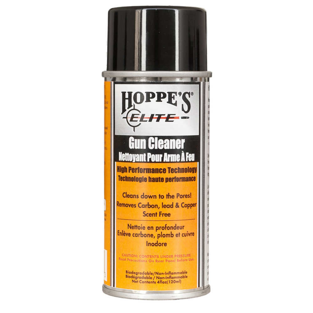 Cleaning Equipment Hoppes 4.50" HOPPES ELITE GUN CLEANER 4OZ AEROSOL