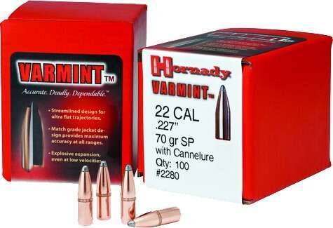 Ammunition Hornady ZPAP M70 HORN BLT 22CAL 50GR SPSX .224 100/40