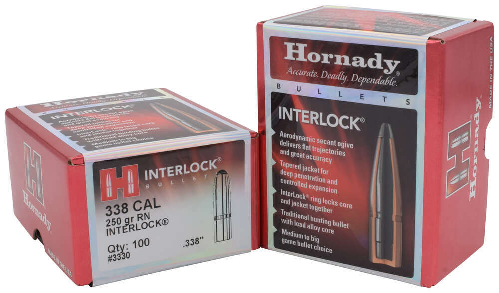 Ammunition Hornady ZPAP M70 HORN BLT 338CAL 250GR RN .338 100/15