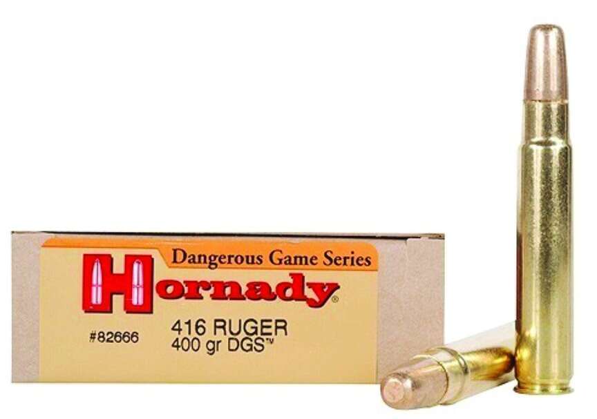 Ammunition Hornady ZPAP M70 HORN DANGEROUS GAME 416RUG DGS 400GR 20/6