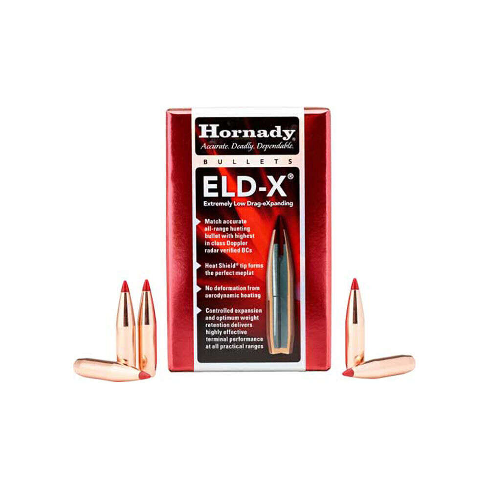 Ammunition Hornady Ready Series Hornady ELD-X Bullets 22 CAL .224 80 GR ELD-X 100 Rds