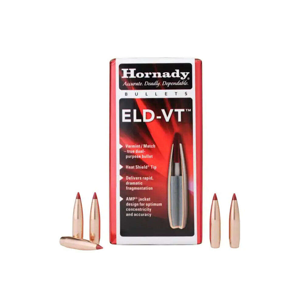 Ammunition Hornady Ready Series 308Win Hornady ELD-VT Bullets 30 CAL .308 174 GR 100 Rds