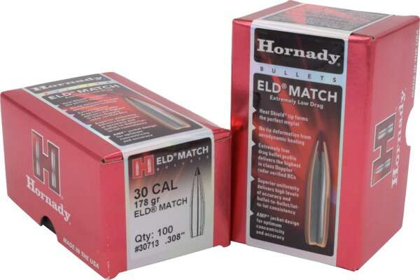 Ammunition Hornady Ready Series 308Win 30 CAL .308 178 GR ELD MATCH 100 rounds