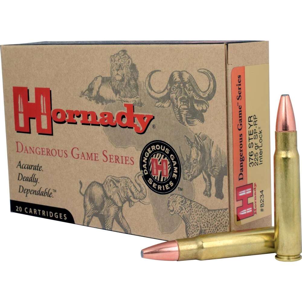 Ammunition Hornady Ready Series AMMO 376 STEYR 225GR SP