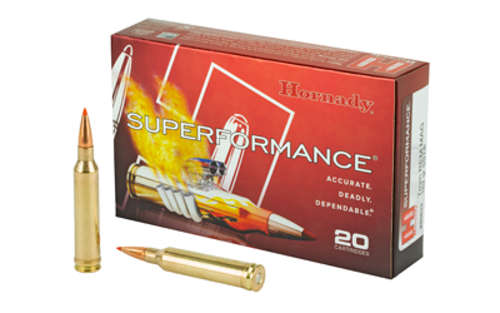 Ammunition Hornady Superformance 7mmRemMag HRNDY SF 7MMREM MAG 162GR SST 20/200