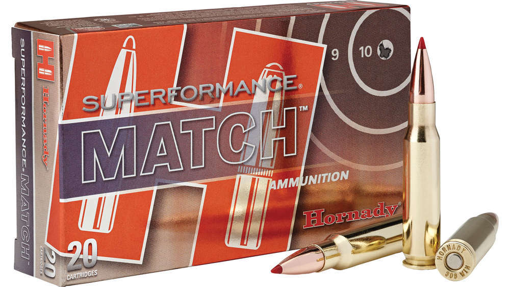 Ammunition Hornady Superformance Match 308Win HRNDY SPF MT 308WIN 168GR ELD 20/200