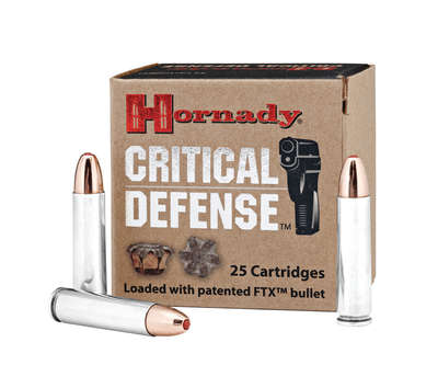 Ammunition Hornady Critical Defense 30Carbine HRNDY CD 30CARB 110 FTX 25/250