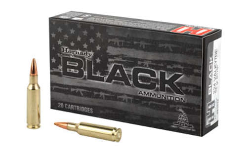 Ammunition Hornady BLACK 224Valkyrie HRNDY BLACK 224VLK 75GR BTHP 20/200