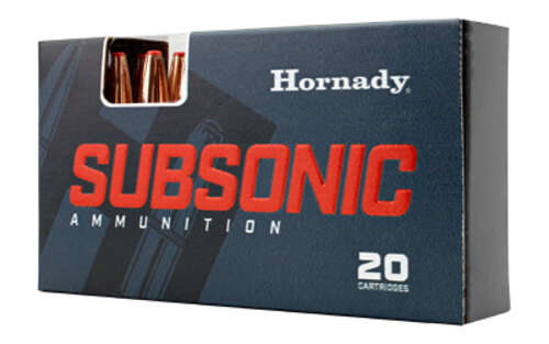 Ammunition Hornady Subsonic 450BushmasterSeries HRNDY 450BM 395GR SUB-X 20/200