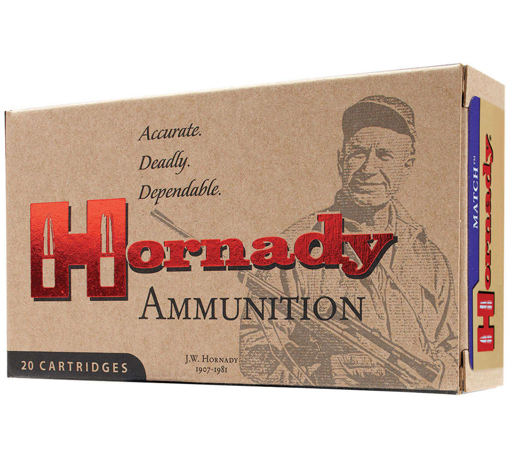 Ammunition Hornady Match 338LAPUA HRNDY 338LAPUA 250GR BTHP 20/120