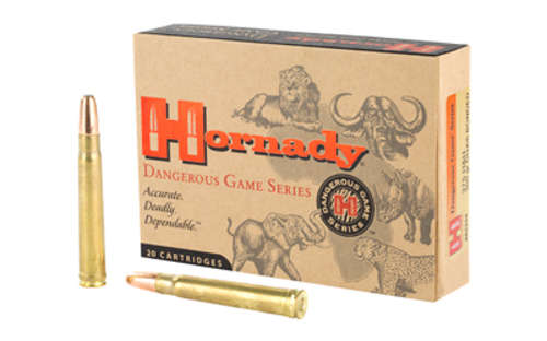 Ammunition Hornady Dangerous Game 375H&HMag HRNDY DG 375H&H 300GR DGX BND 20/120