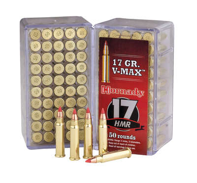 Ammunition Hornady Varmint Express 17HMR HRNDY 17HMR 17GR V-MAX 50/2000