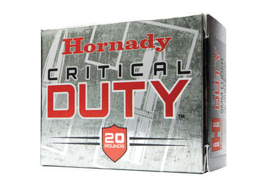 Ammunition Hornady Critical Duty 9mm HRNDY 9MM+P 135GR CRT DUTY 25/250