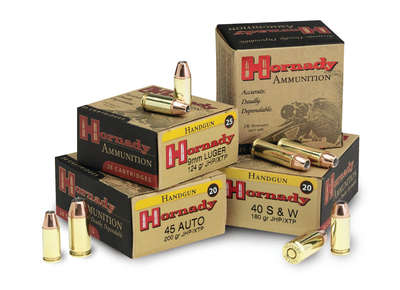 Ammunition Hornady Custom 9mm HRNDY 9MM 124GR JHP/XTP 25/250 • Model: Custom