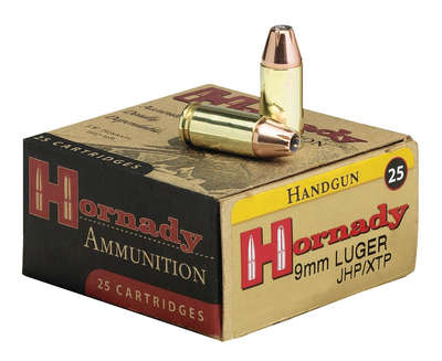 Ammunition Hornady Custom 9mm HRNDY 9MM 147GR JHP/XTP 25/250 • Model: Custom