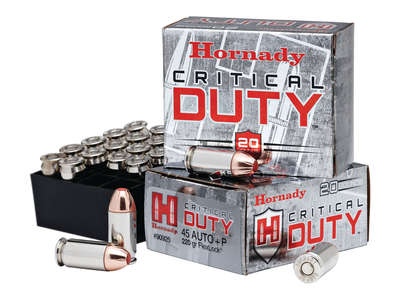 Ammunition Hornady Critical Duty 45ACP HRNDY 45ACP +P 220GR CRT DUTY 20/200