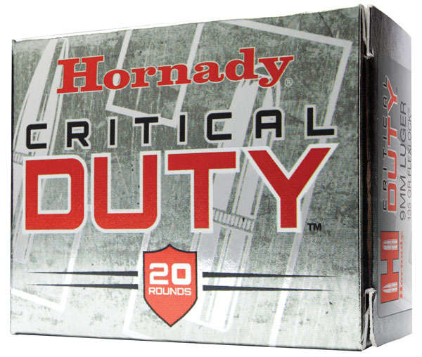 Ammunition Hornady Critical Duty HRNDY 40SW 175GR CRT DUTY 20/200