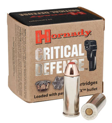 Ammunition Hornady Critical Defense 45Colt HRNDY CD 45COLT 185GR 20/200