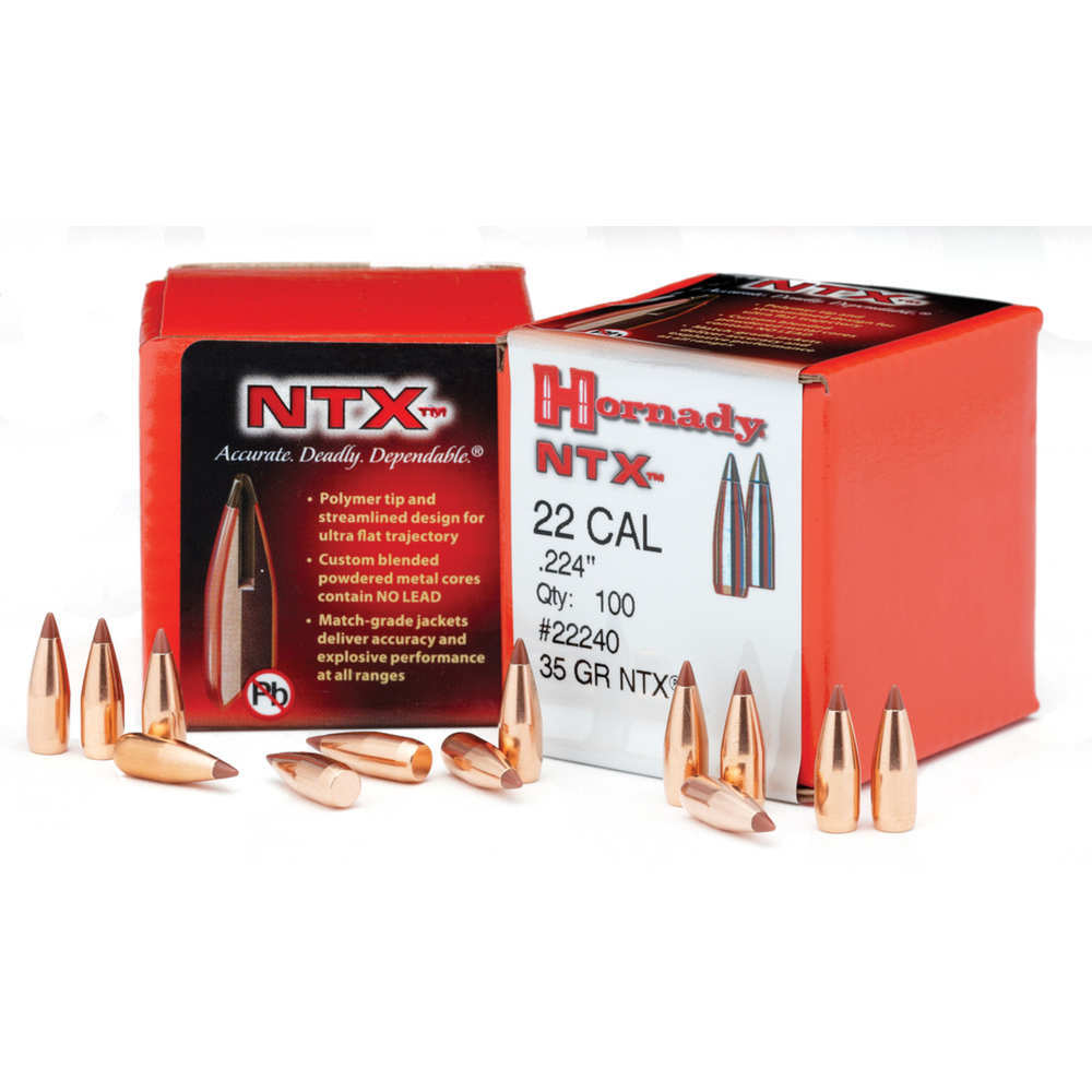 Ammunition Hornady 4.50" BULLET 20 CAL 204 30GR NTX 100/BX