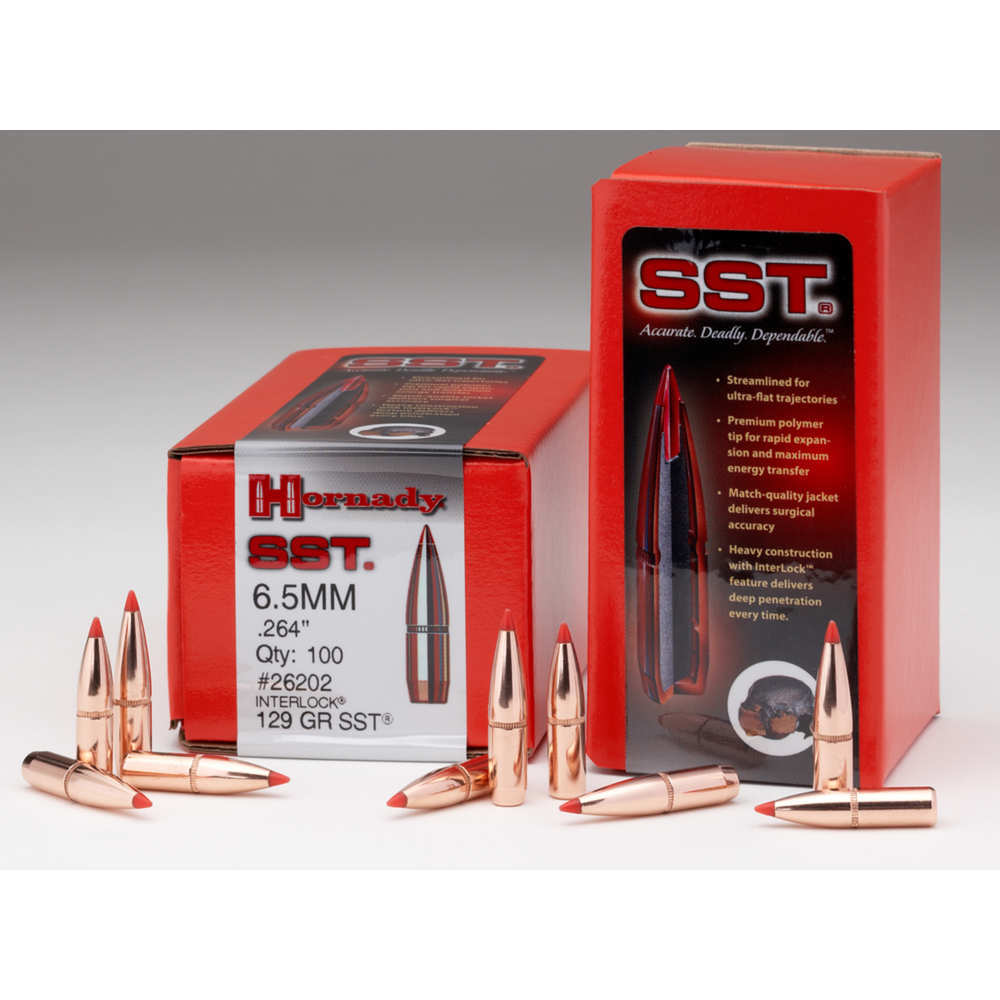 Ammunition Hornady 4.50" BULLET 7MM 284 139 GR SST 100/BX